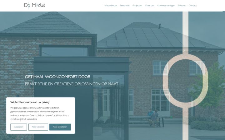 Screenshot of domodus.be