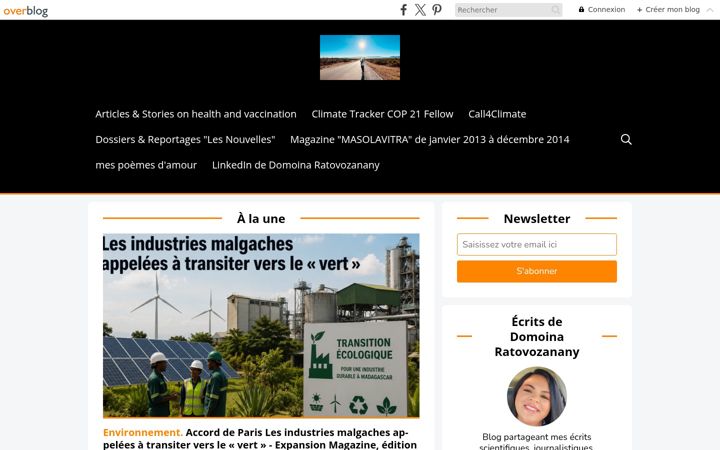 Screenshot of domoinaratovozanany.com