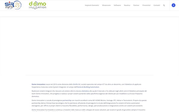 Screenshot van domoinnovation.it