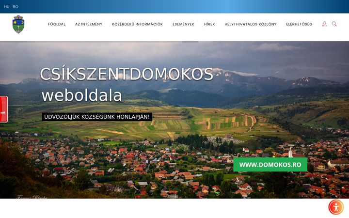 Screenshot of domokos.ro