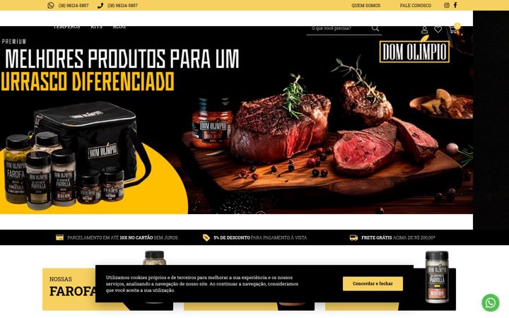 Screenshot von domolimpio.com.br