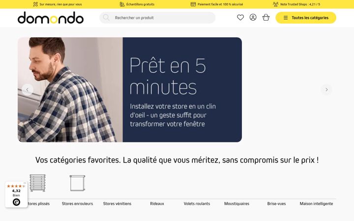 Screenshot of domondo.fr