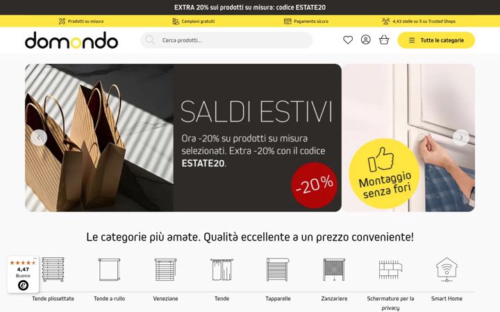 Screenshot van domondo.it