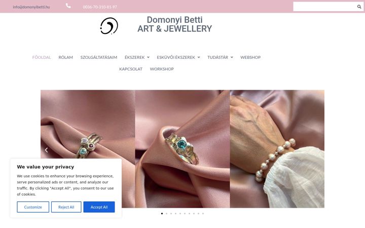 Screenshot of domonyibetti.hu