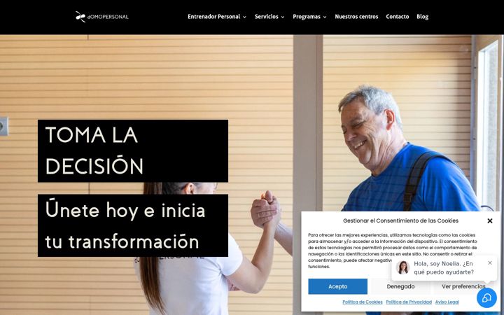 Screenshot of domopersonal.com