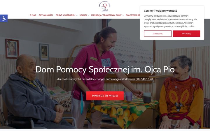 Snímek obrazovky domopiekicalodobowej.pl