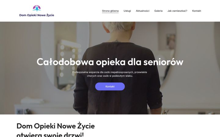 Snímek obrazovky domopiekinowezycie.pl