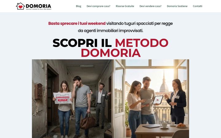 Screenshot van domoriatorino.it