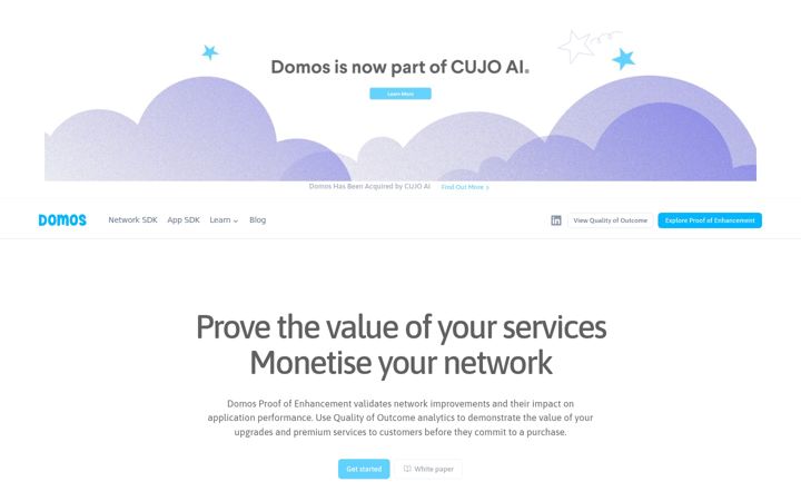 Screenshot of domos.ai