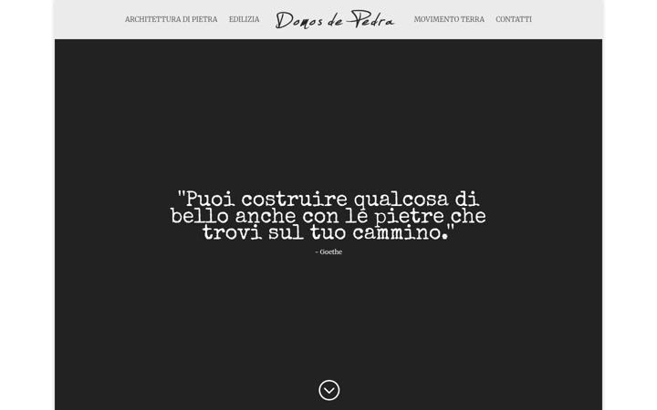 Screenshot van domosdepedra.it