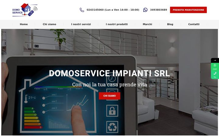 Screenshot van domoservicemilano.it