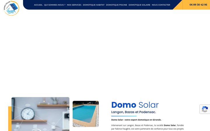 Screenshot of domosolar.fr