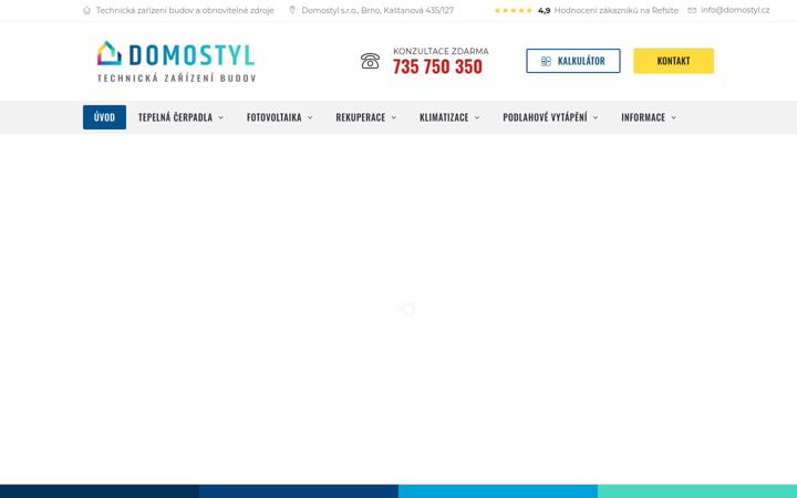 Screenshot di domostyl.cz