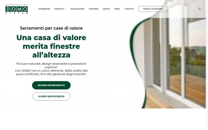Screenshot van domosystempesaro.it