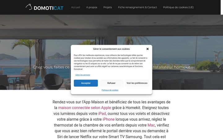 Screenshot ta' domoticat.fr