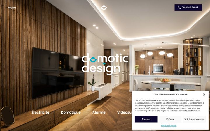 Screenshot of domoticdesign.fr