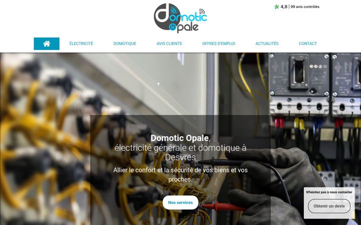 Screenshot of domoticopale.com