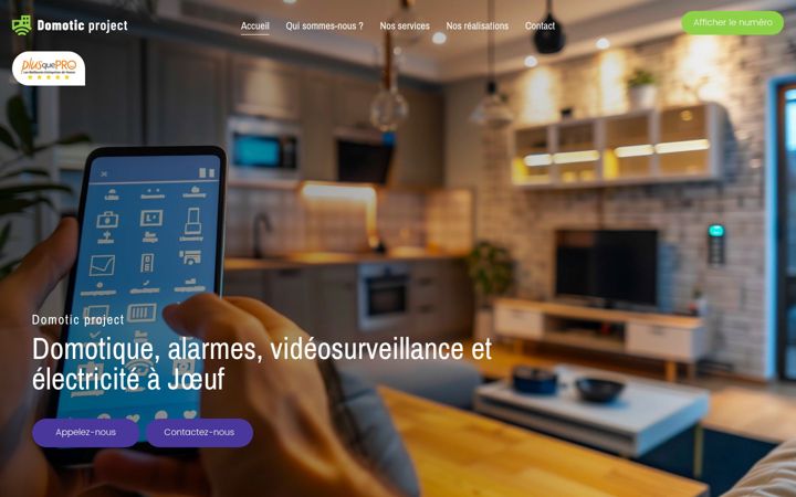 Screenshot of domoticproject.fr
