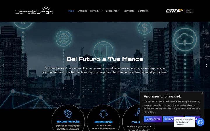 Screenshot του domoticsmart.com.co