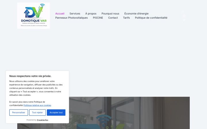 Screenshot of domotique-var.com