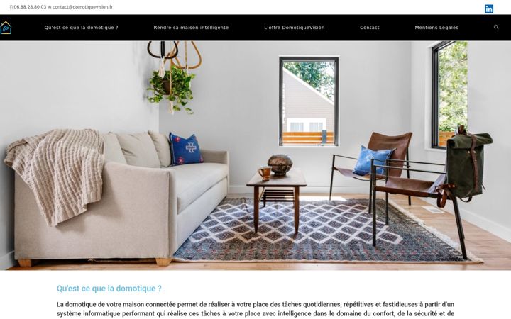 Screenshot of domotiquevision.fr