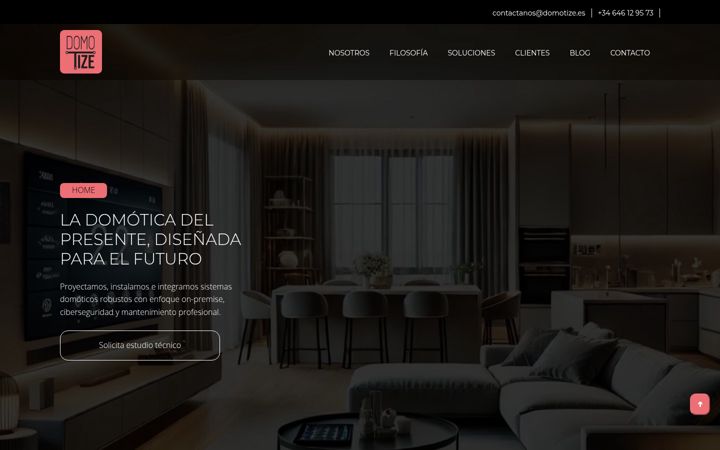 Screenshot of domotize.es