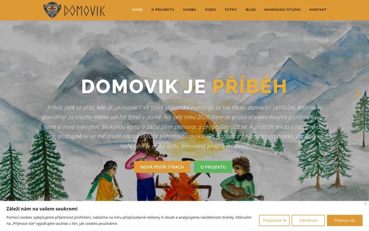 Snímek obrazovky domovik.cz