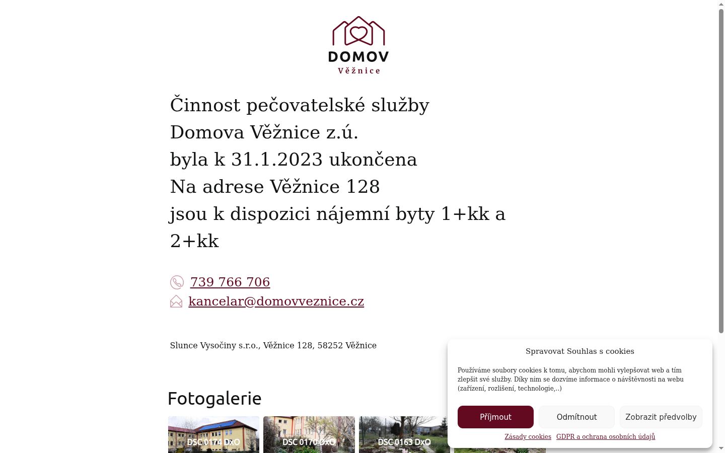 Snímek obrazovky baneru souhlasu zobrazeného před jakoukoli interakcí