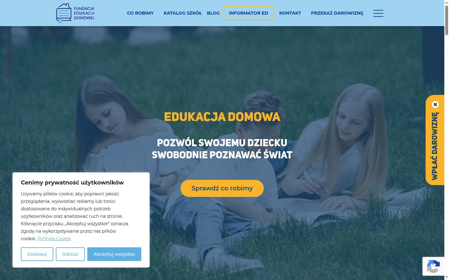 Snímek obrazovky baneru souhlasu zobrazeného před jakoukoli interakcí