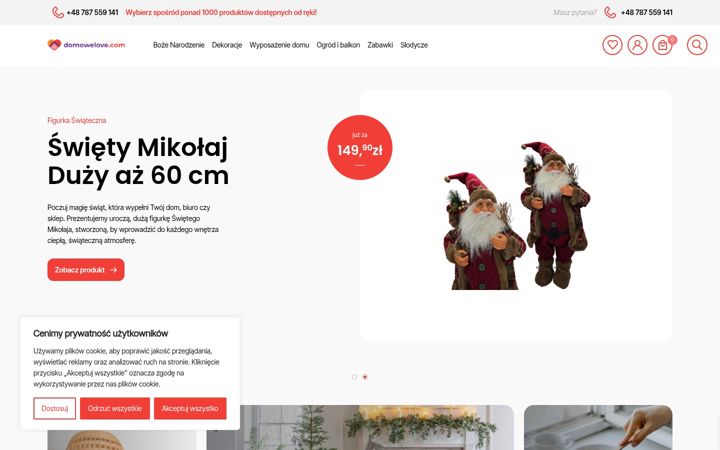 Screenshot of domowelove.com