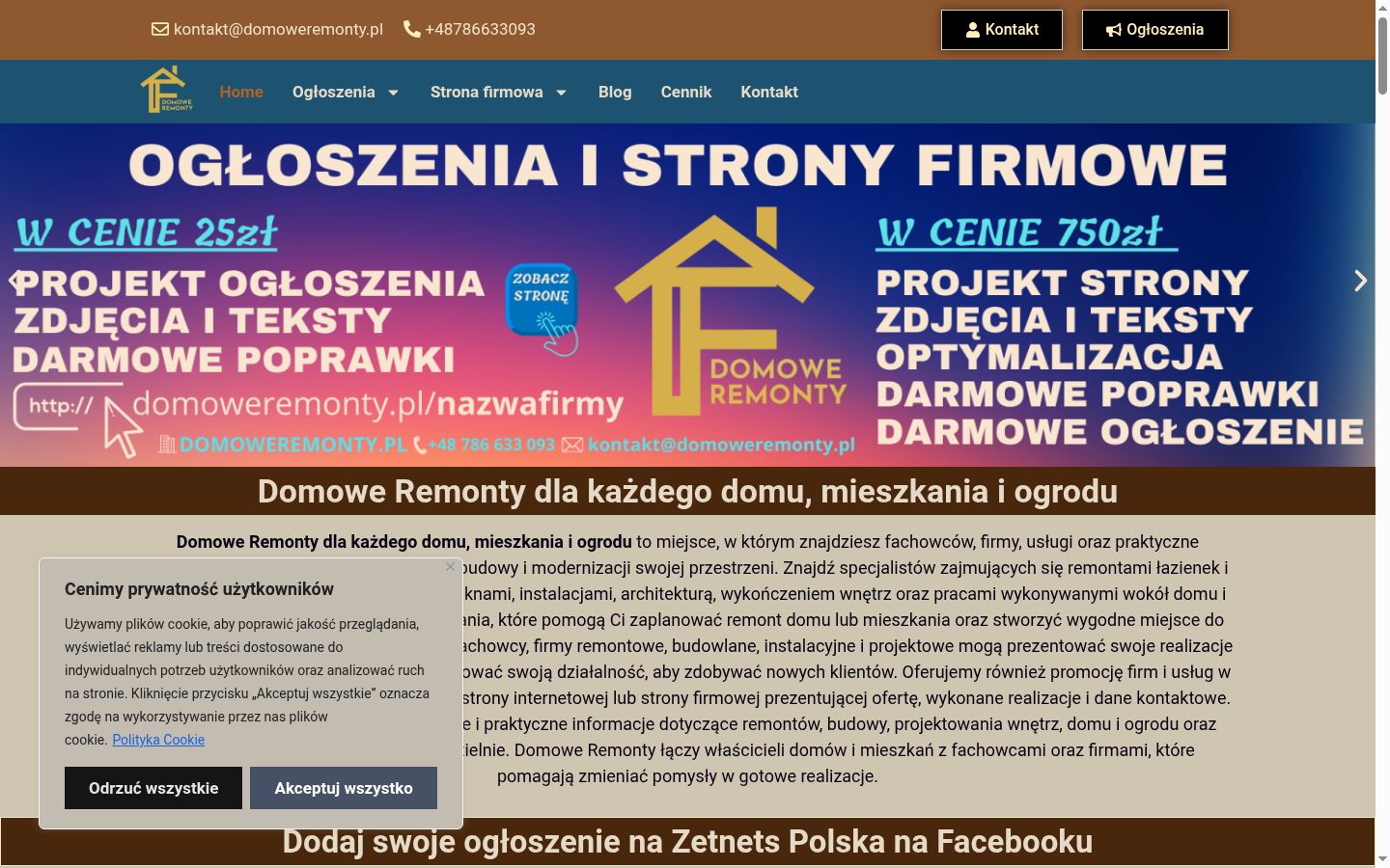 Sutikimo reklamjuostės, rodytos prieš bet kokią sąveiką, ekrano kopija
