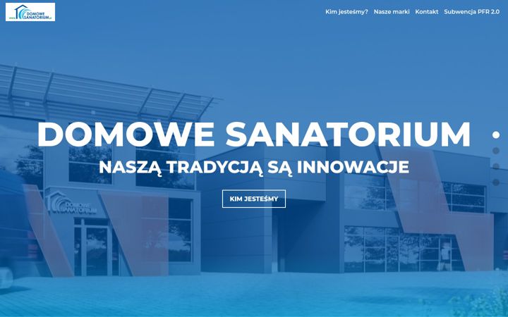 Captură de ecran a domowesanatorium.pl