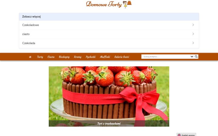 Screenshot of domowetorty.com
