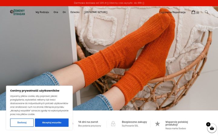 Captură de ecran a domowystragan.pl
