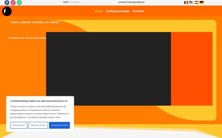 Screenshot of dompaddy.ro