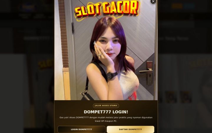 Screenshot of dompet777.com