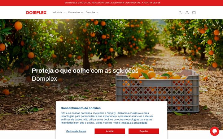 Screenshot of domplexstore.com