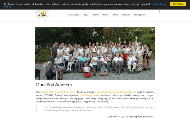 Screenshot of dompodaniolem.com