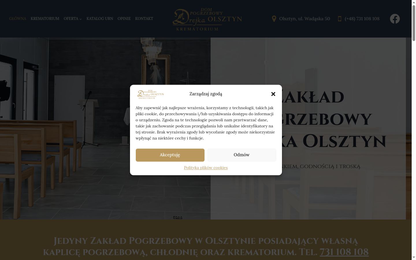 Sutikimo reklamjuostės, rodytos prieš bet kokią sąveiką, ekrano kopija