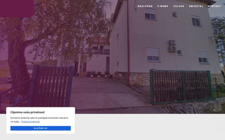 Screenshot of dompribic.hr