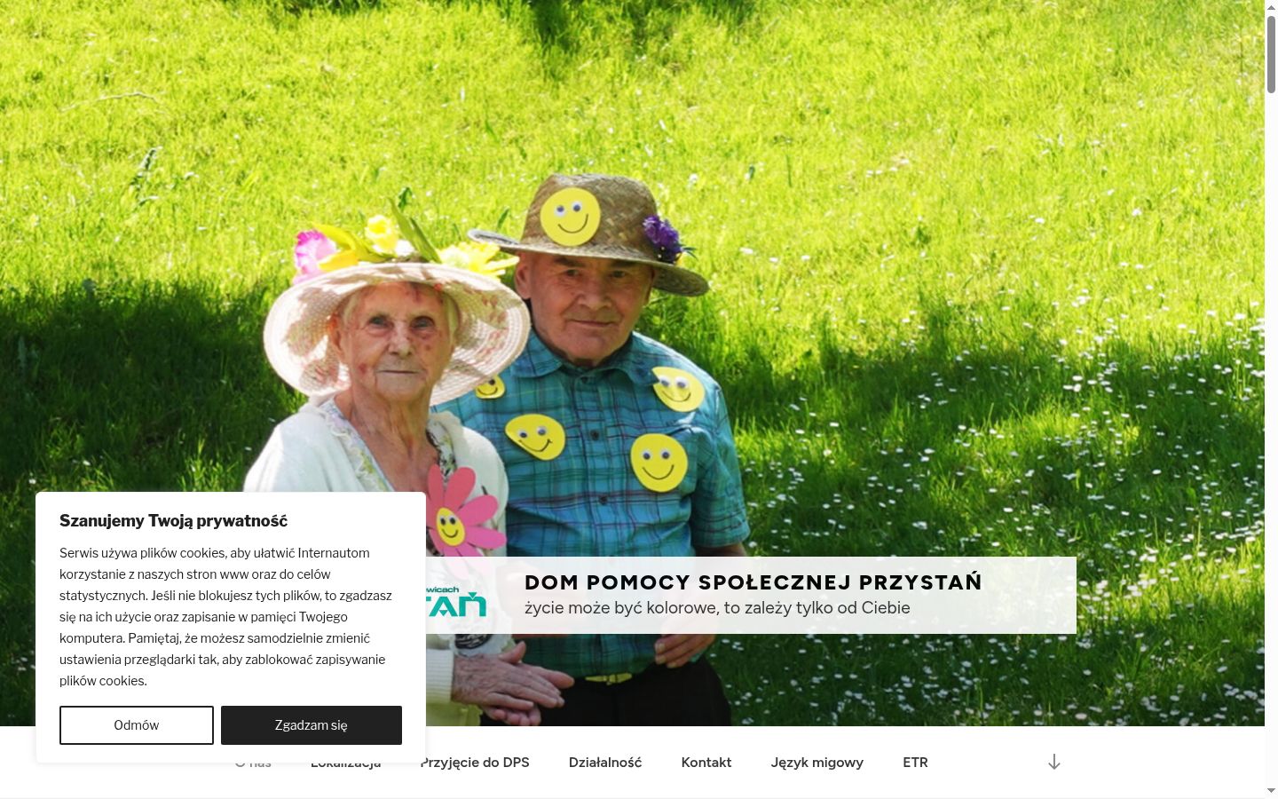 Zrzut ekranu banera zgody wyświetlanego przed jakąkolwiek interakcją