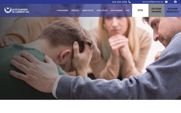 Screenshot of domremyclermont.com