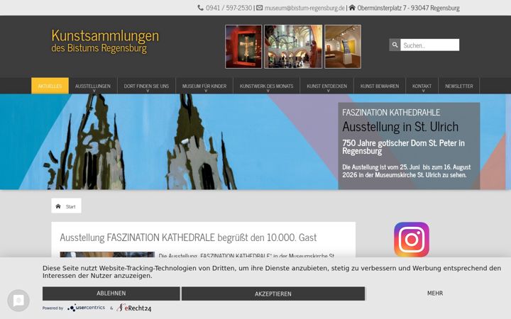 Screenshot of domschatz-regensburg.de