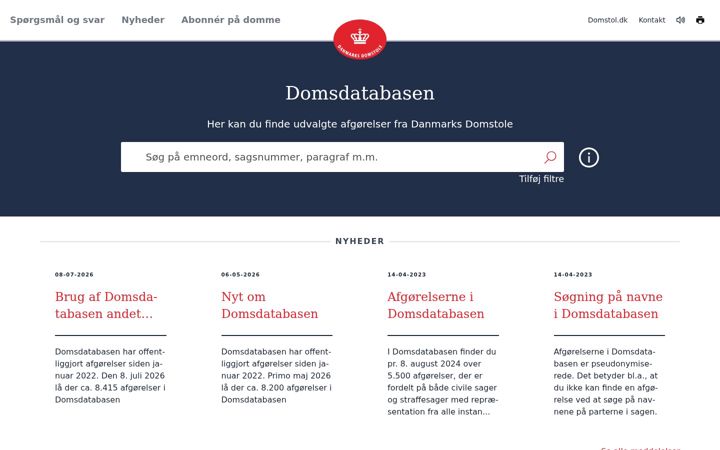 domsdatabasen.dk