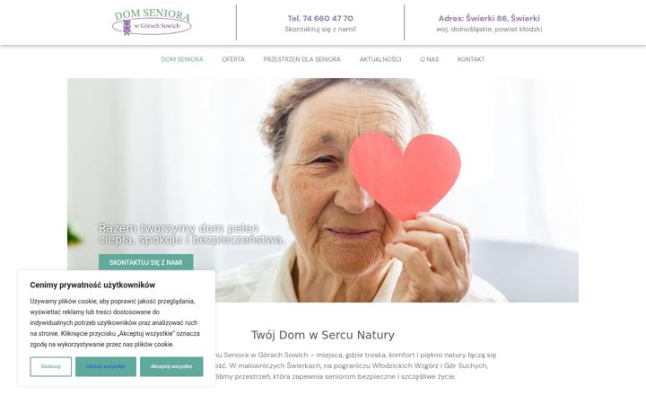 Zrzut ekranu domseniorawgorach.pl