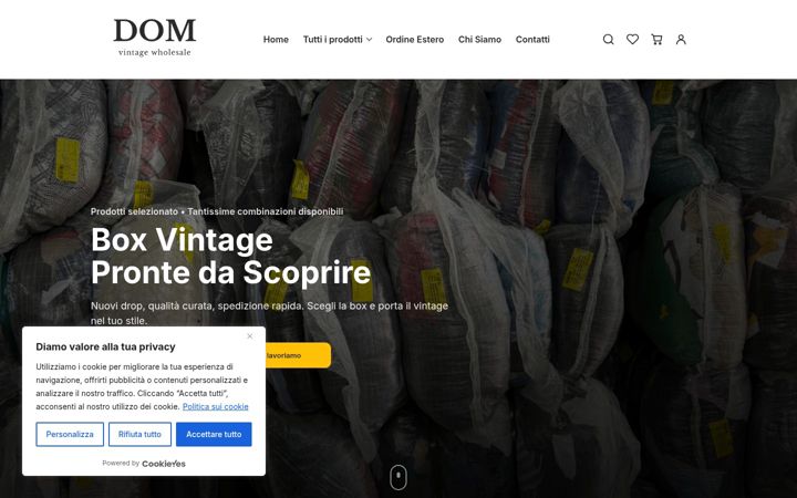 Screenshot of domshop.it