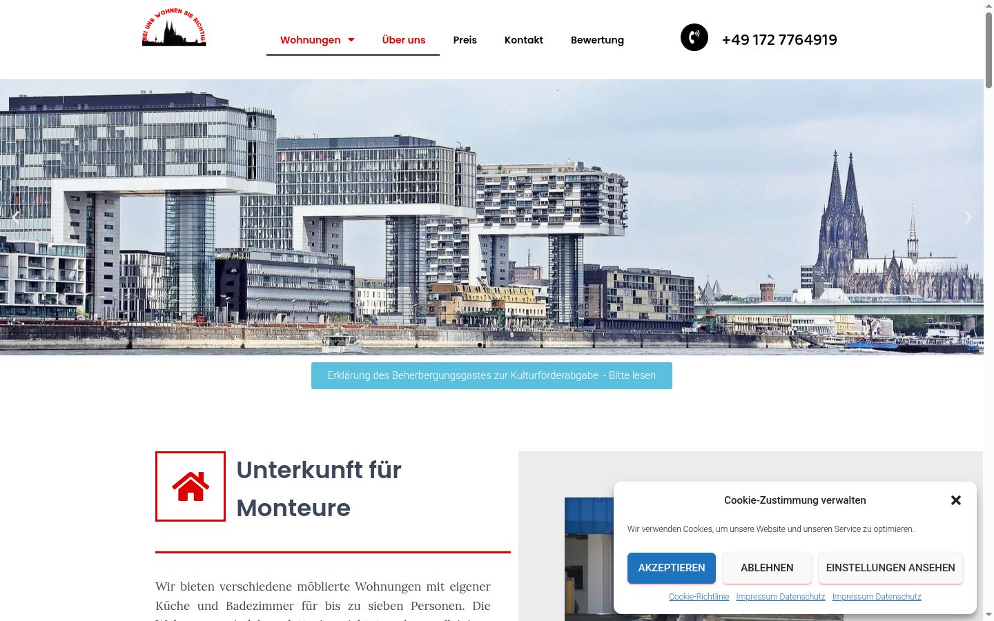 Sutikimo reklamjuostės, rodytos prieš bet kokią sąveiką, ekrano kopija