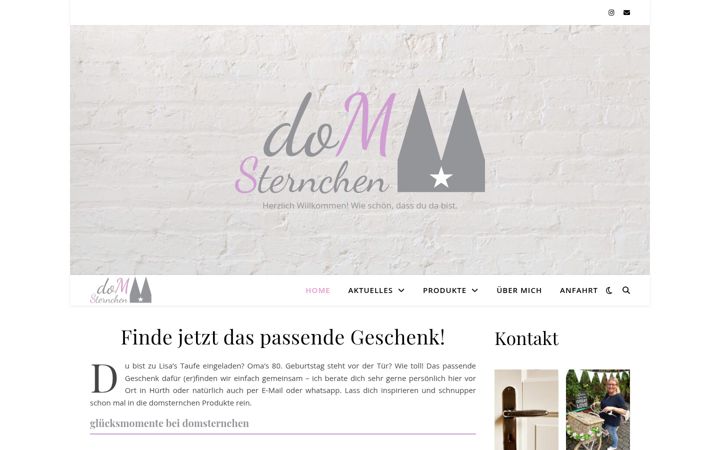 Skærmbillede af domsternchen.de