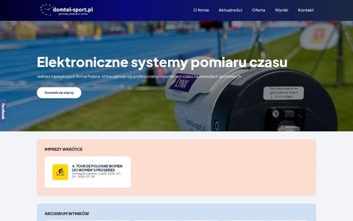 Screenshot of domtel-sport.pl