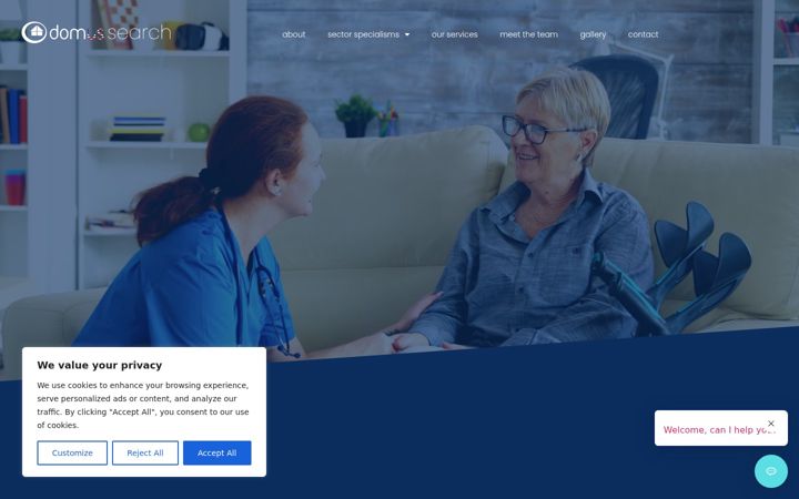 Screenshot of domus-search.com